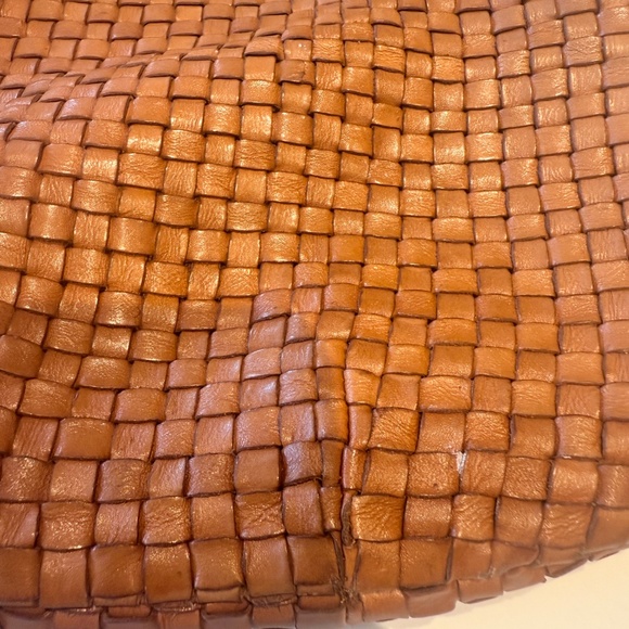 Clare V Moyen Messenger - Natural Woven Checker - Picture 6 of 9